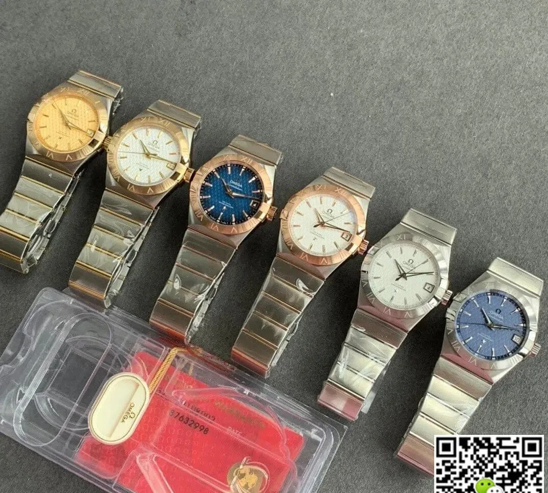 Omega Constellation 123.20.38.21.03.001 VS Factory 1:1 Best Edition Replica Watch Titanium Case